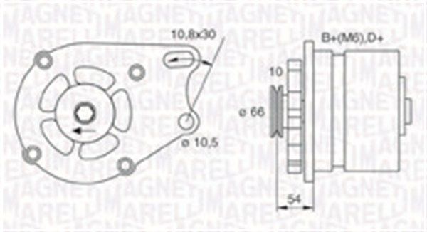 MAGNETI MARELLI Ģenerators 063730893010